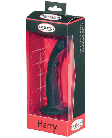 Malesation Harry Silicone Dildo - Black