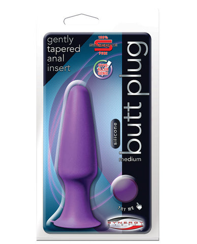 Petite Silicone Butt Plug - Lavendar Medium