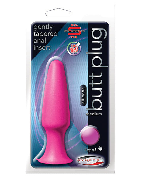 Petite Silicone Butt Plug - Pink Medium