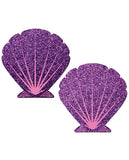 Tease Mermaid Glitter Purple & Pink Seashell O-s