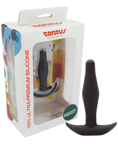 New Tantus Lil' Flirt Silicone Plug - Black