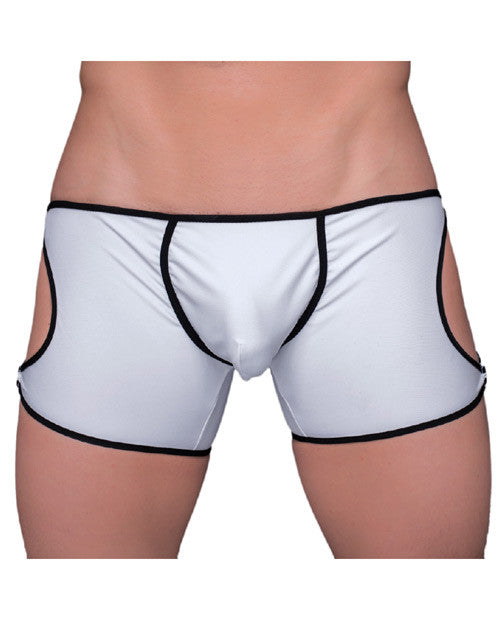 Pride Tartarus Hot Sider Mesh Trunk White Lg