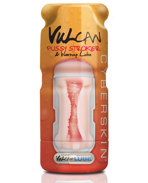 Cyberskin Vulcan Pussy Stroker W-warming Lube