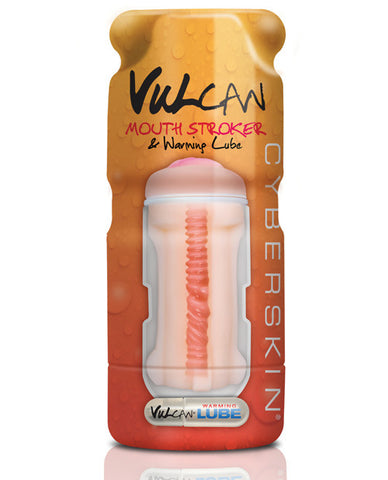 Cyberskin Vulcan Mouth Stroker W-warming Lube