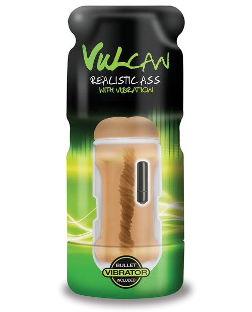 Cyberskin Vulcan Realistic Ass W-vibration - Mocha