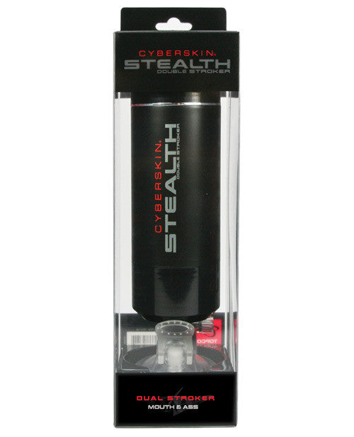 Cyberskin Stealth Dual Stroker Mouth & Anal