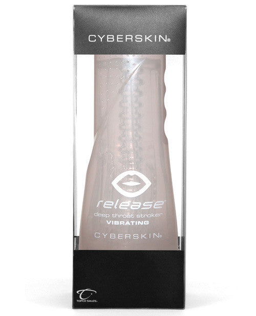 Cyberskin Release Deep Throat Stroker - Clear