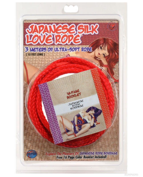 Japanese Silk Love Rope - 10' Red