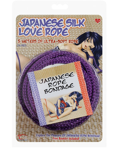 Japanese Silk Love Rope - 16' Purple