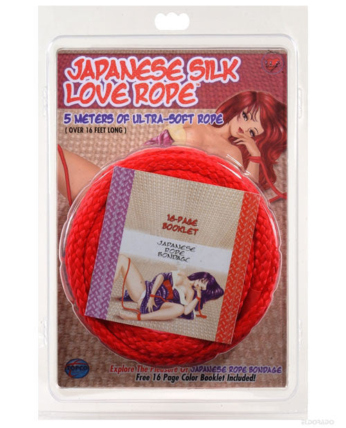 Japanese Silk Love Rope - 16' Red