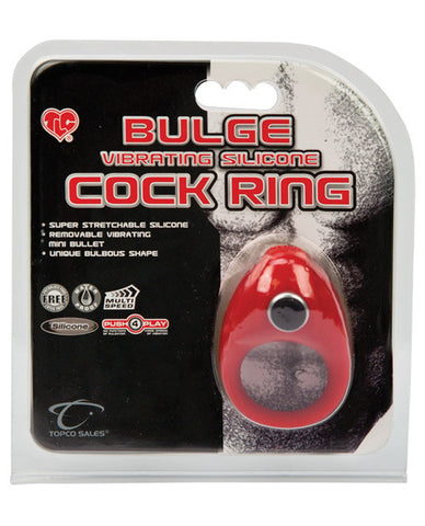 Tlc Bulge Vibrating Silicone Cockring