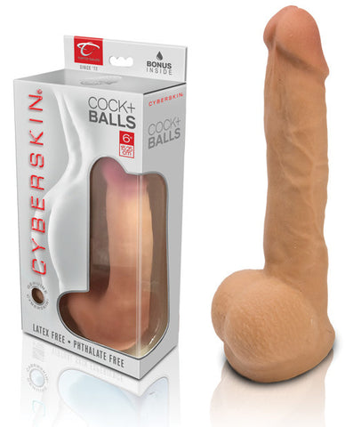 Cyberskin Cyber Cock W-balls - Medium