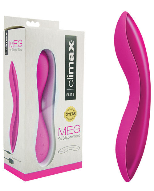 Climax Elite Meg Silicone Vibe - Pink