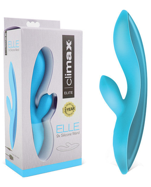 Climax Elite Elle Silicone Vibe - Blue