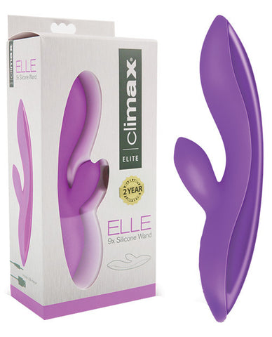 Climax Elite Elle Silicone Vibe - Purple