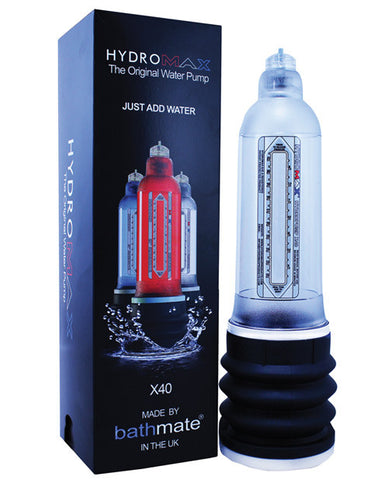 Bathmate Hydromax X40 Hydropump - Clear