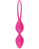 Vedo Pear Rechargeable Kegel Balls - Foxy Pink