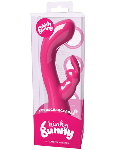 Vedo Kinky Bunny Rechargeable Rabbit Vibrator - Pretty In Pink