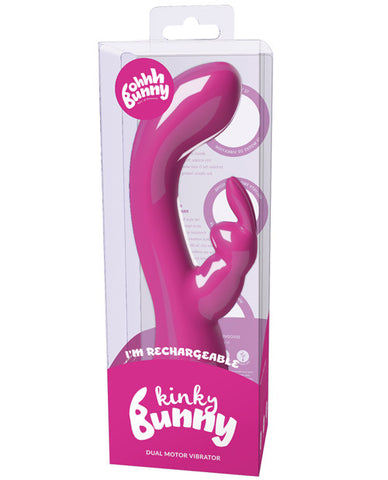 Vedo Kinky Bunny Rechargeable Rabbit Vibrator - Must Have Magenta