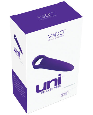 Vedo Uni Vibrating Finger Vibe - Into You Indigo