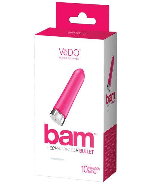 Vedo Bam Rechargeable Bullet - Foxy Pink