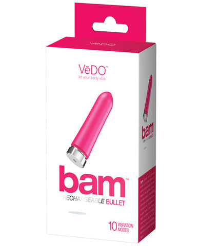 Vedo Bam Rechargeable Bullet - Foxy Pink