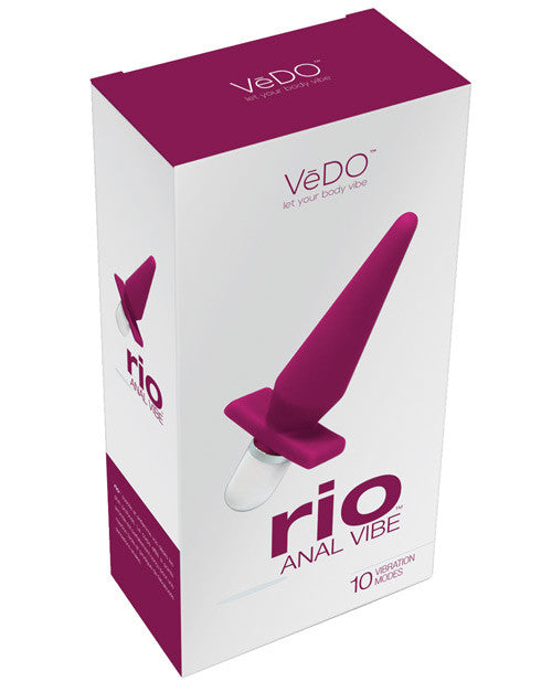 Vedo Rio Anal Vibe - Ballsy Burgundy