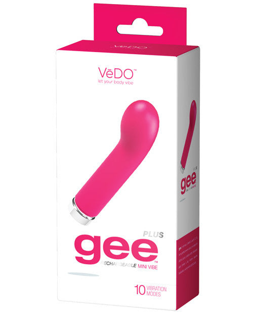 Vedo Gee Plus Rechargeable Vibe - Foxy Pink