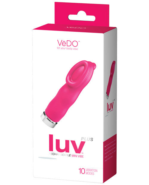 Vedo Luv Plus Rechargeable Vibe - Foxy Pink