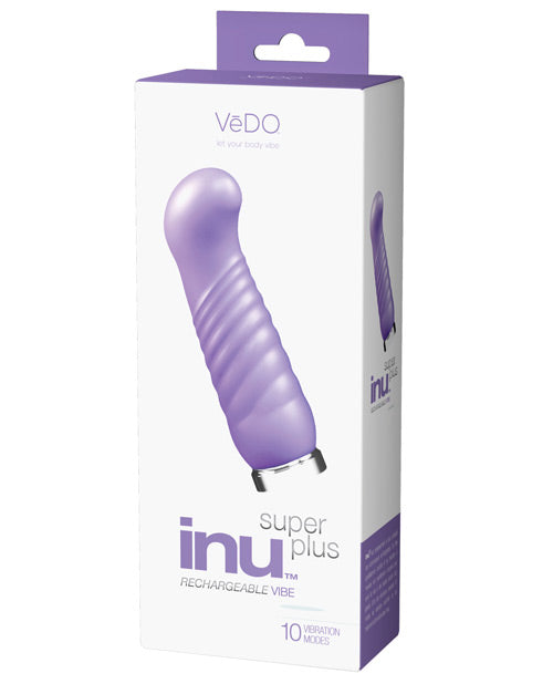 Vedo Inu Superplus Rechargeable Dual Vibe - Orchid