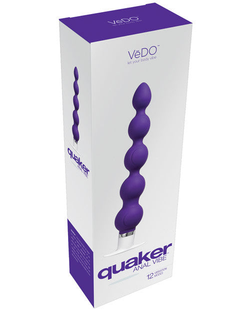 Vedo Quaker Anal Vibe - Into You Indigo