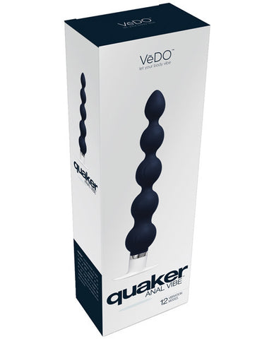 Vedo Quaker Anal Vibe - Just Black