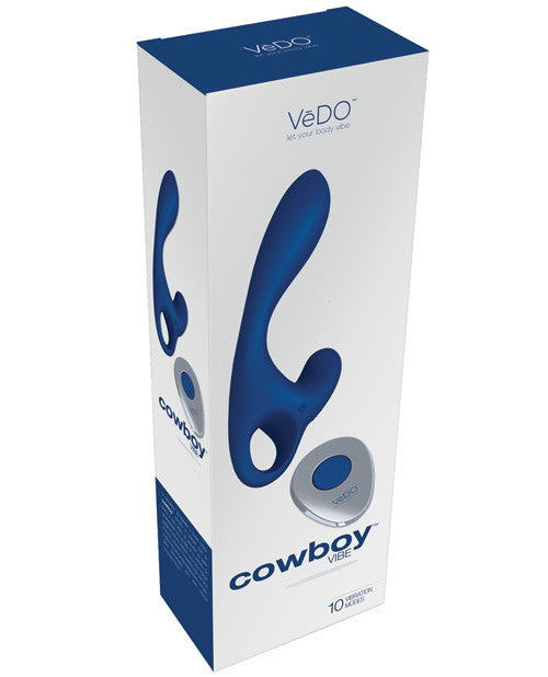 Vedo Cowboy Rechargeable Prostate Vibe - Midnight Madness