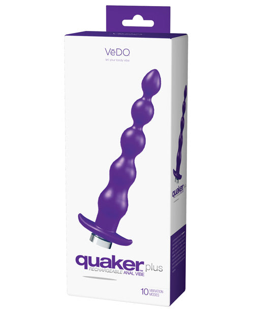 Vedo Quaker Plus Anal Vibe - Indigo