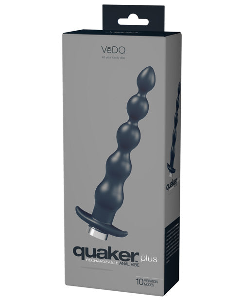 Vedo Quaker Plus Anal Vibe - Black