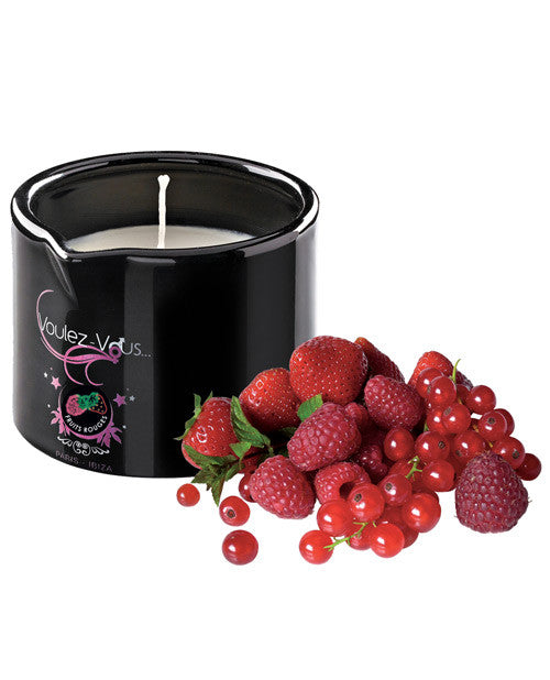 Voulez Vous Edible Massage Candle - Red Fruit