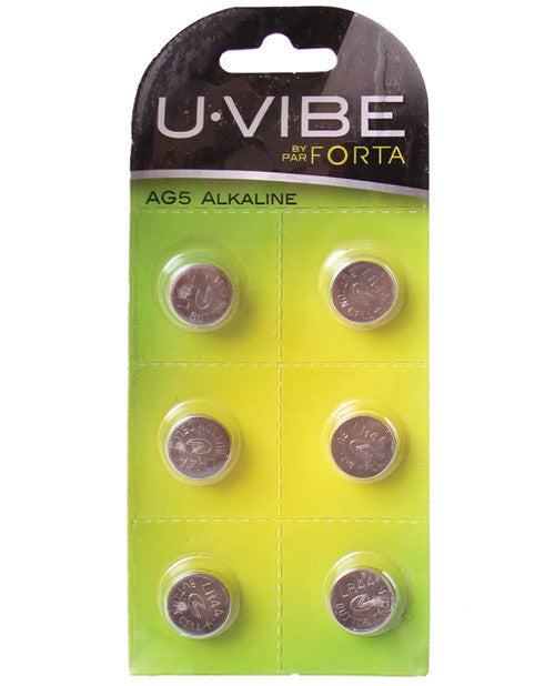 Uvibe Batteries - Ag5 Pack Of 6