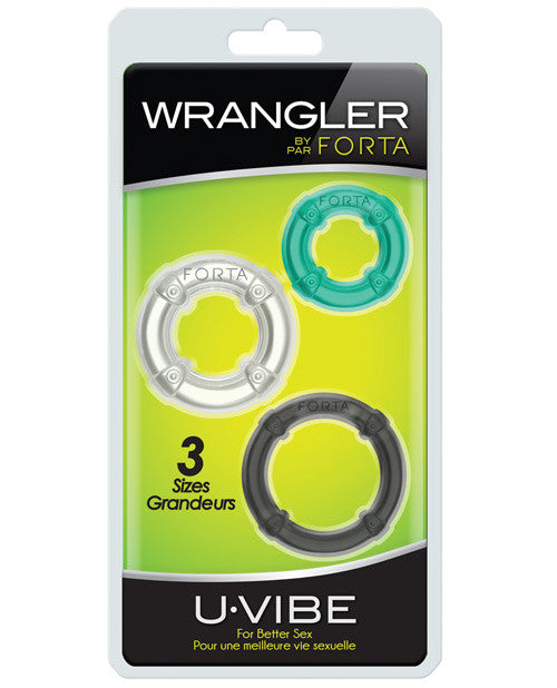 Wrangler Rings - Asst. Colors Pack Of 3