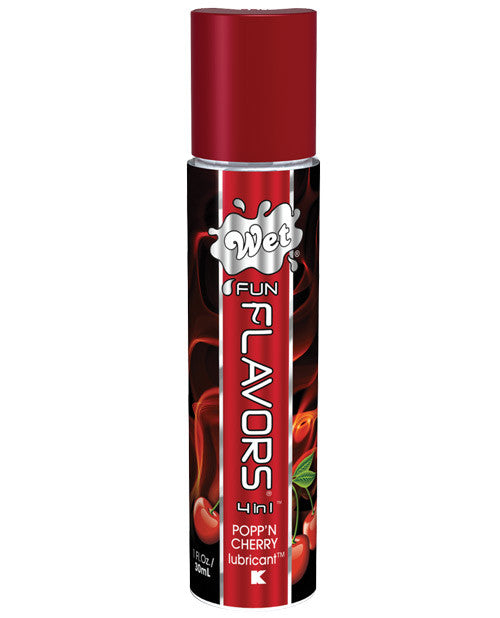 Wet Fun Flavors 4 In 1 Lotion - 1 Oz Popp'n Cherry