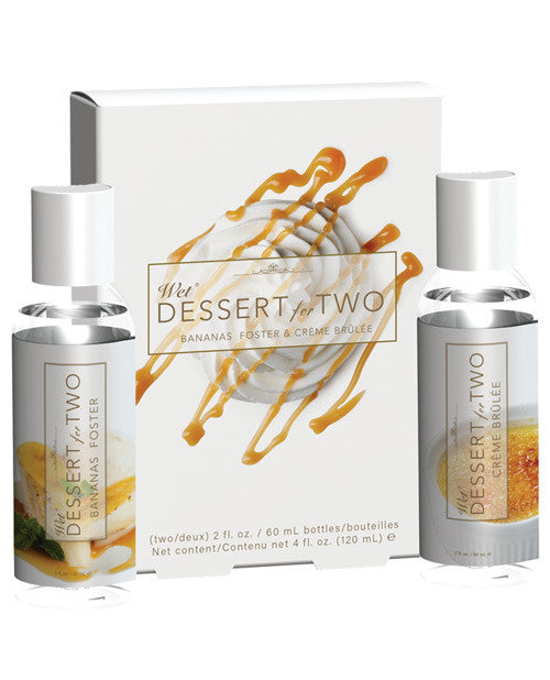 Wet Dessert For 2 Flavored Lubricant Gift Set