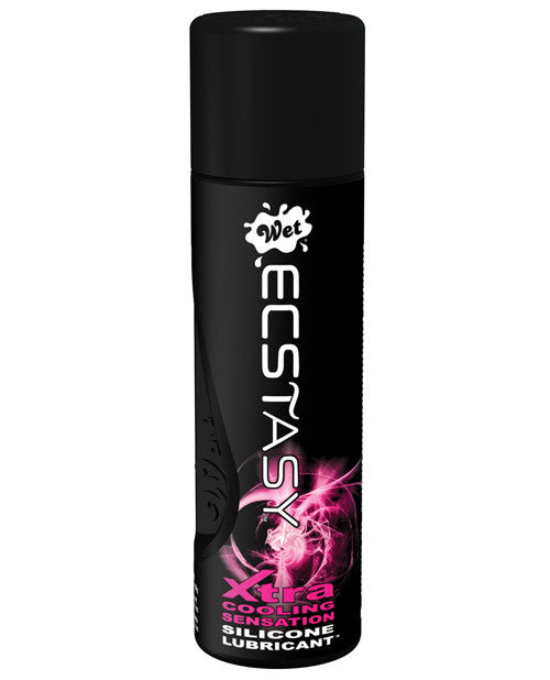 Wet Ecstasy Silicone Extra Cooling Sensation Lubricant - 3.1 Oz