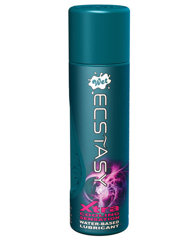 Wet Ecstasy Water Based Extra Cooling Sensation Lubricant - 3.6 Oz