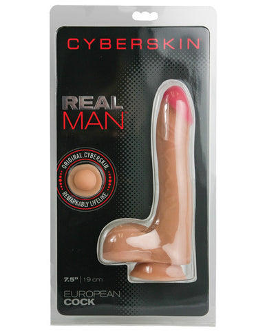 7" Cyberskin Real Man European Cock