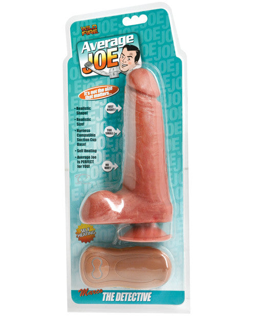 Average Joe Vibrating & Heating Dong - The Detective Marco