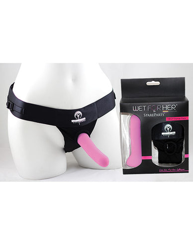 Wetforher & Spareparts Theo - Pink Toy Five Med W-blk Size B Harness