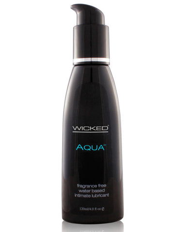 Wicked Sensual Care Collection Aqua Waterbased Lubricant - 4 Oz Fragrance Free