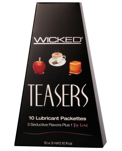 Wicked Sensual Care Collection Teasers Lubricant Refill - .1 Oz Packette Box Of 10