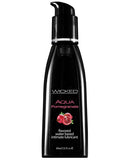 Wicked Sensual Care Collection Aqua Waterbased Lubricant -  2oz Pomegranate