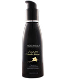 Wicked Sensual Care Collection Aqua Waterbased Lubricant - 4 Oz Vanilla Bean