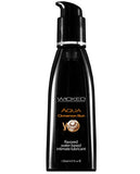 Wicked Sensual Care Collection Aqua Waterbased Lubricant - 4 Oz Cinnamon Bun